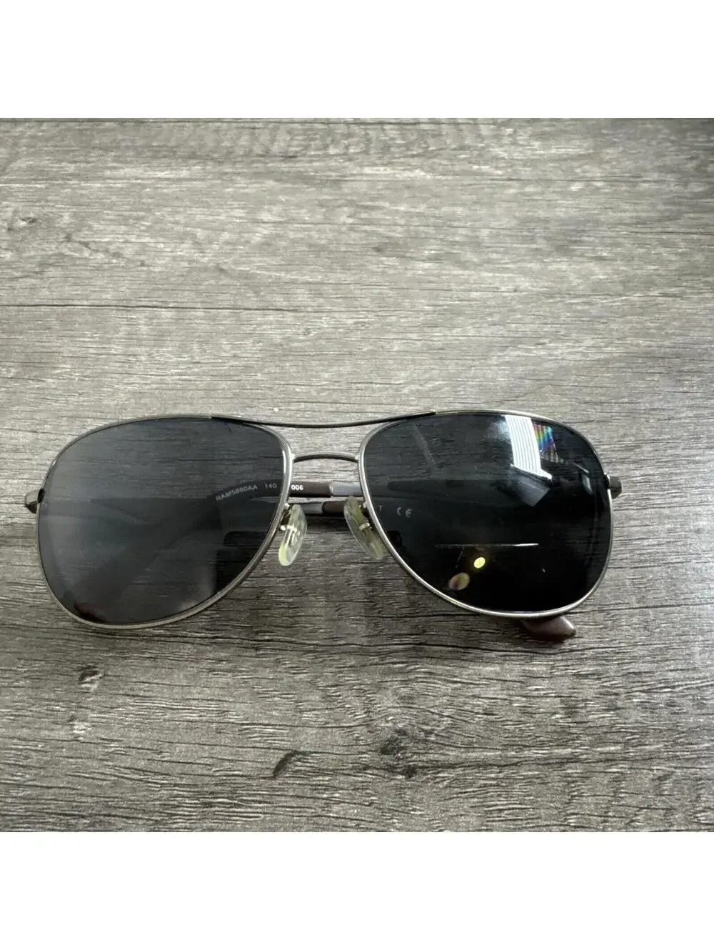 Ray Ban Sunglasses Men Silver Brown Pilot FRAMES ONLY RAM5880 RC006 62-15